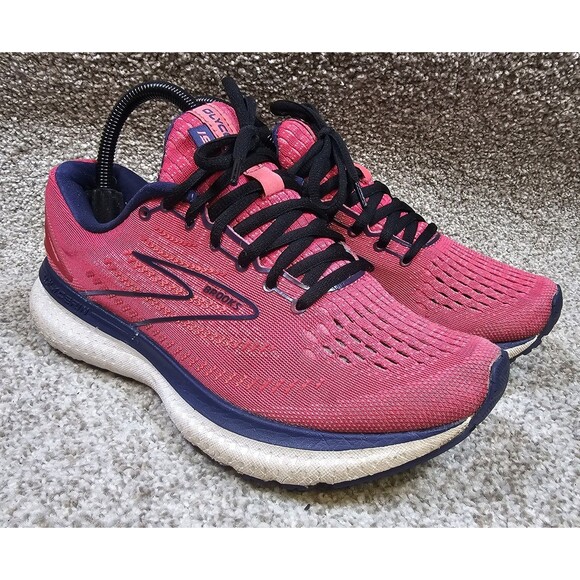 Brooks Glycerin 19 Women 7.5 B Purple Red Pink 1203431B623 Running Shoe - Picture 2 of 14